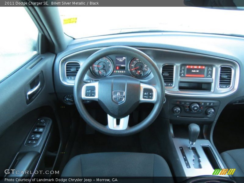 Billett Silver Metallic / Black 2011 Dodge Charger SE