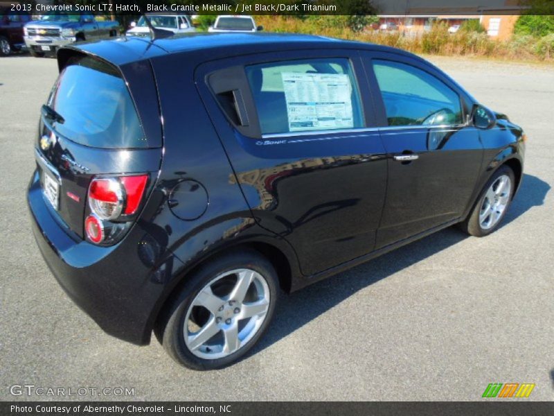 Black Granite Metallic / Jet Black/Dark Titanium 2013 Chevrolet Sonic LTZ Hatch