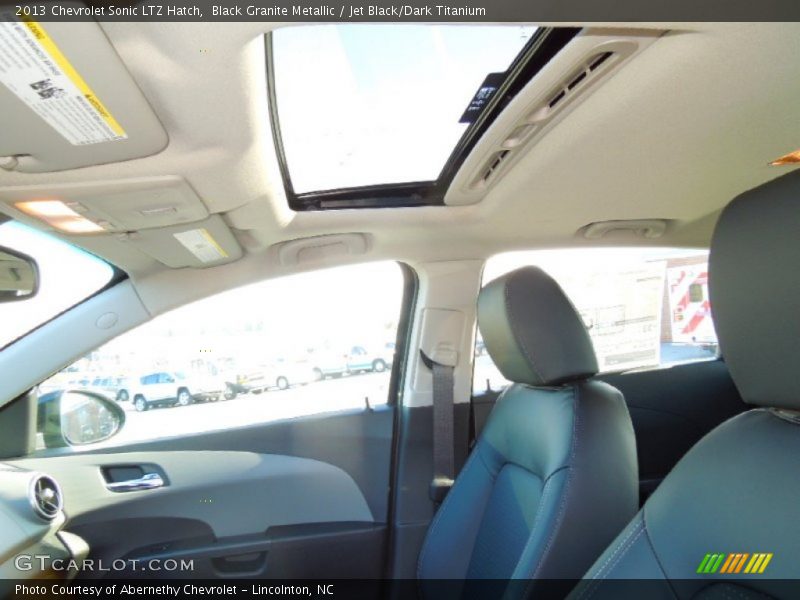 Black Granite Metallic / Jet Black/Dark Titanium 2013 Chevrolet Sonic LTZ Hatch