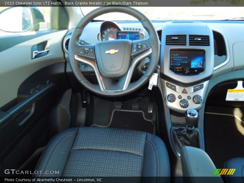 Black Granite Metallic / Jet Black/Dark Titanium 2013 Chevrolet Sonic LTZ Hatch