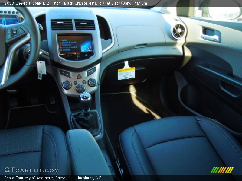 Black Granite Metallic / Jet Black/Dark Titanium 2013 Chevrolet Sonic LTZ Hatch