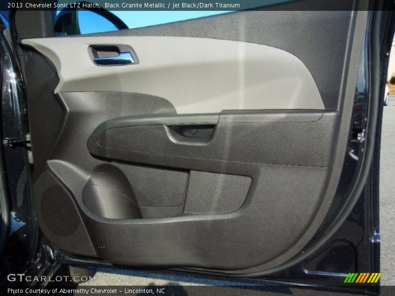 Black Granite Metallic / Jet Black/Dark Titanium 2013 Chevrolet Sonic LTZ Hatch