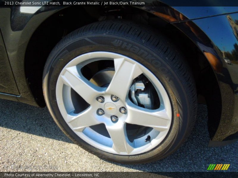 Black Granite Metallic / Jet Black/Dark Titanium 2013 Chevrolet Sonic LTZ Hatch