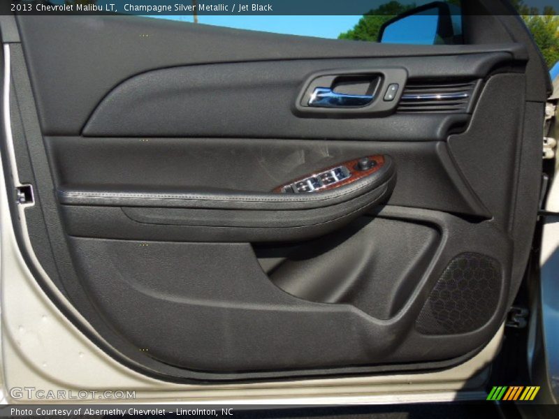Champagne Silver Metallic / Jet Black 2013 Chevrolet Malibu LT