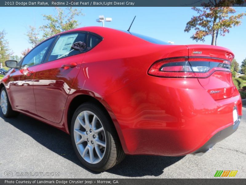 Redline 2-Coat Pearl / Black/Light Diesel Gray 2013 Dodge Dart Rallye
