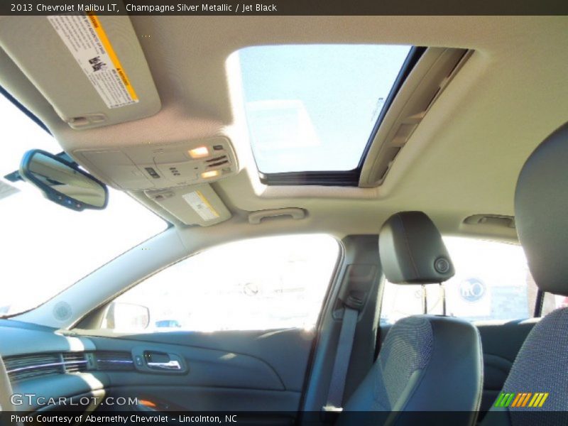 Champagne Silver Metallic / Jet Black 2013 Chevrolet Malibu LT