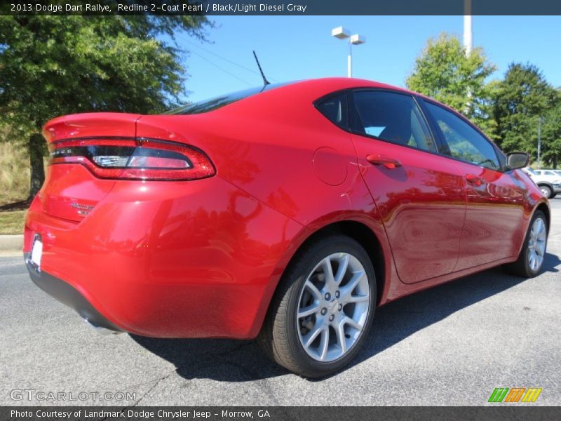 Redline 2-Coat Pearl / Black/Light Diesel Gray 2013 Dodge Dart Rallye