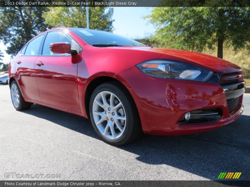 Redline 2-Coat Pearl / Black/Light Diesel Gray 2013 Dodge Dart Rallye