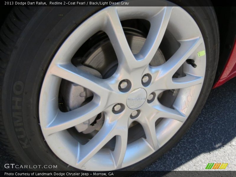 Redline 2-Coat Pearl / Black/Light Diesel Gray 2013 Dodge Dart Rallye