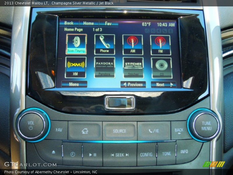 Champagne Silver Metallic / Jet Black 2013 Chevrolet Malibu LT