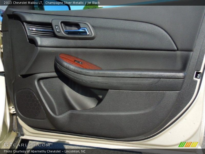 Champagne Silver Metallic / Jet Black 2013 Chevrolet Malibu LT