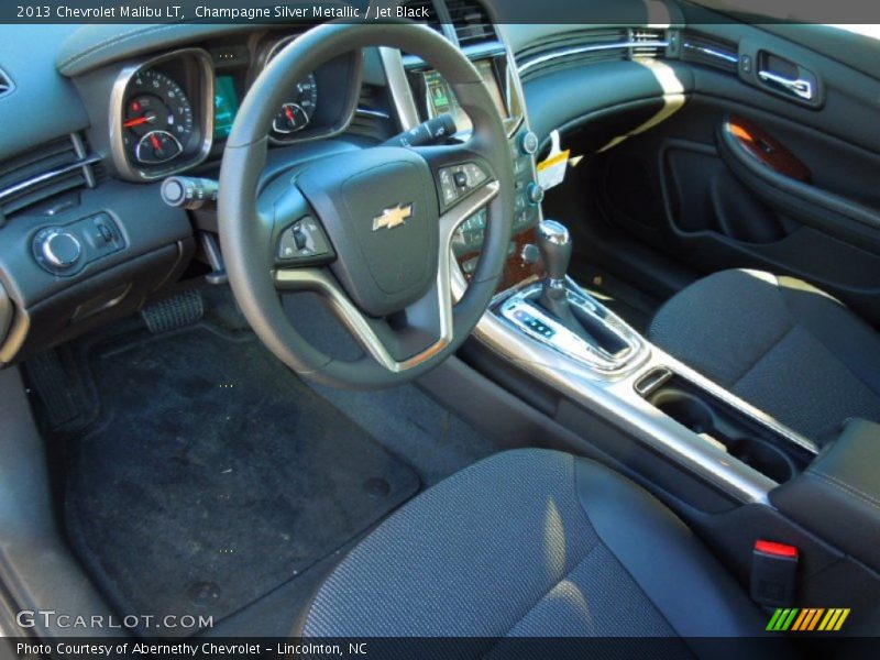 Champagne Silver Metallic / Jet Black 2013 Chevrolet Malibu LT