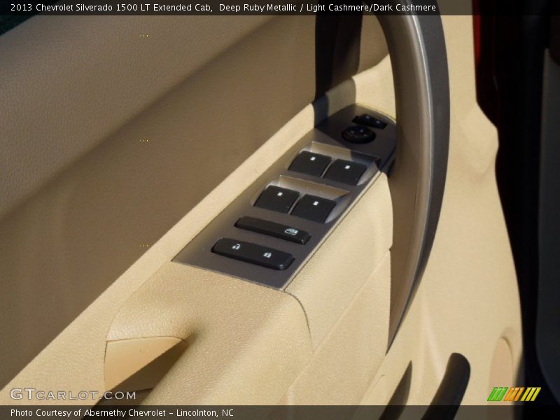 Deep Ruby Metallic / Light Cashmere/Dark Cashmere 2013 Chevrolet Silverado 1500 LT Extended Cab
