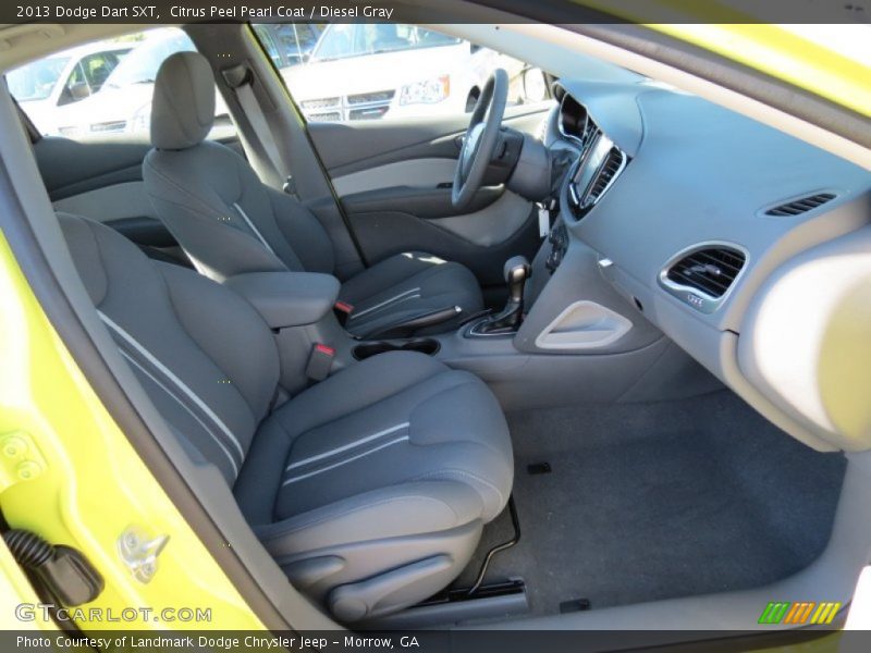 Citrus Peel Pearl Coat / Diesel Gray 2013 Dodge Dart SXT