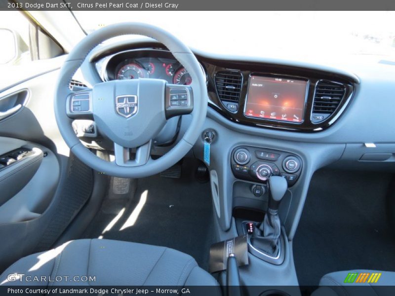Dashboard of 2013 Dart SXT