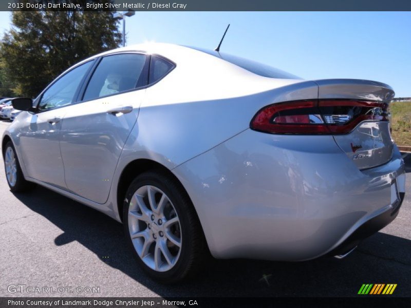 Bright Silver Metallic / Diesel Gray 2013 Dodge Dart Rallye