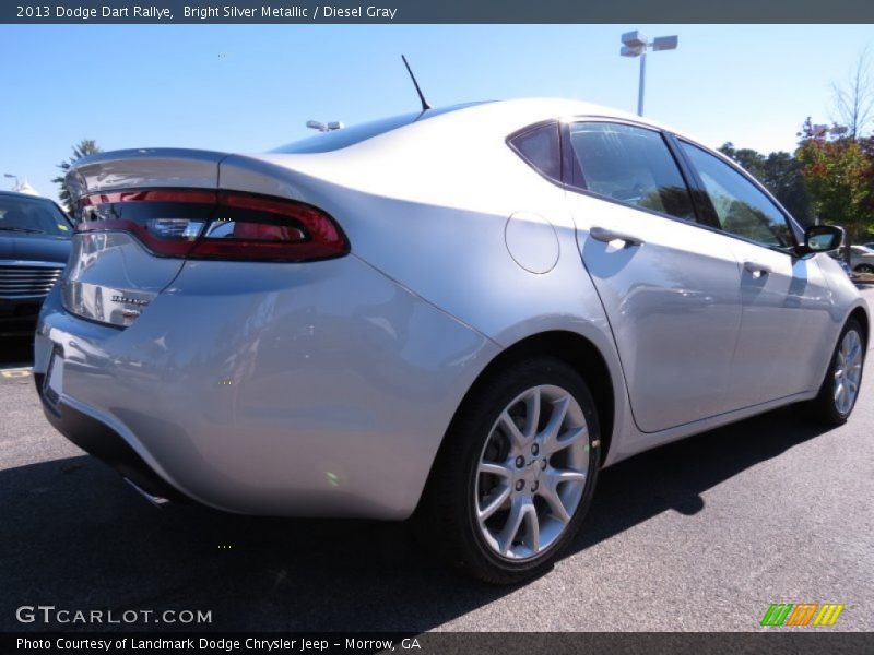 Bright Silver Metallic / Diesel Gray 2013 Dodge Dart Rallye