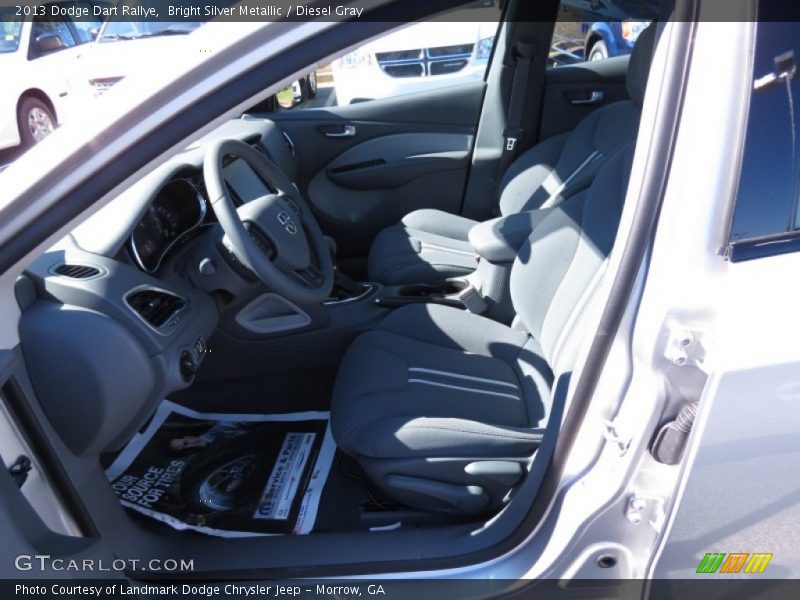 Bright Silver Metallic / Diesel Gray 2013 Dodge Dart Rallye