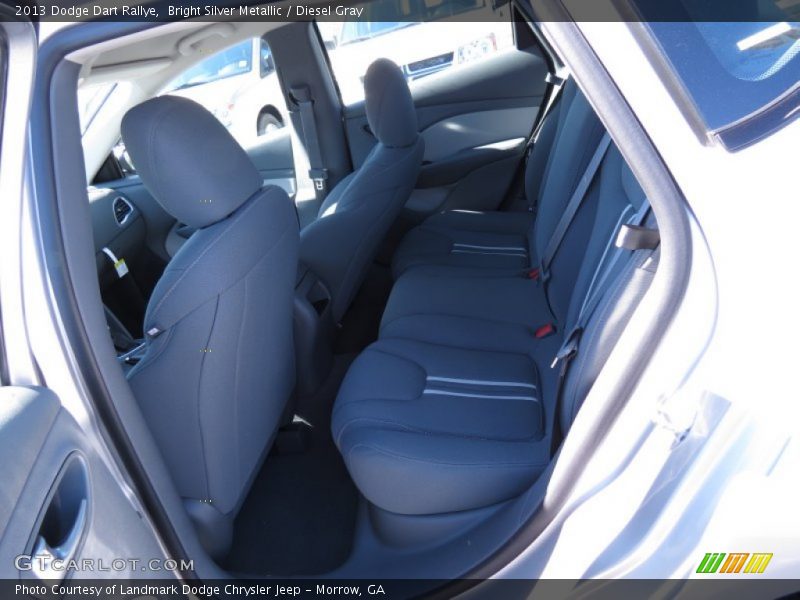 Bright Silver Metallic / Diesel Gray 2013 Dodge Dart Rallye