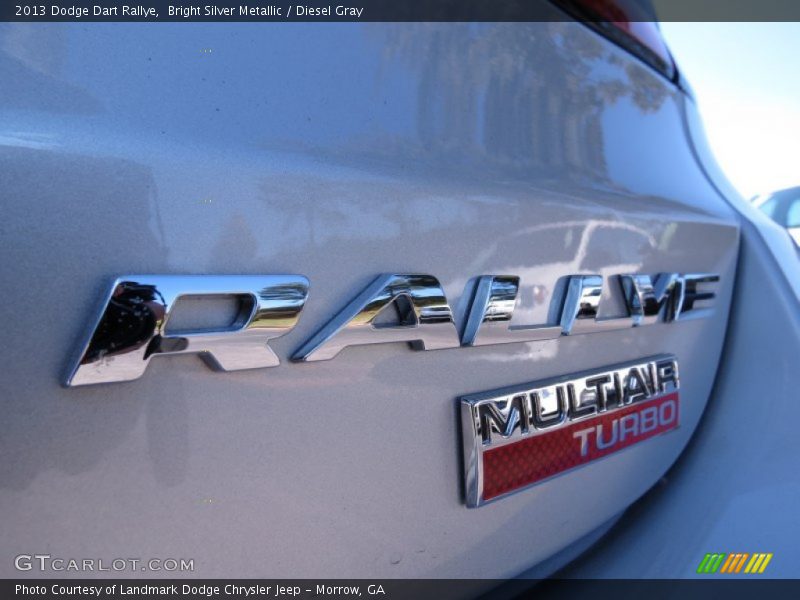 Bright Silver Metallic / Diesel Gray 2013 Dodge Dart Rallye