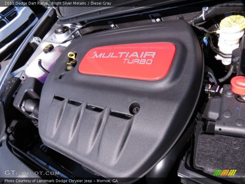 Bright Silver Metallic / Diesel Gray 2013 Dodge Dart Rallye