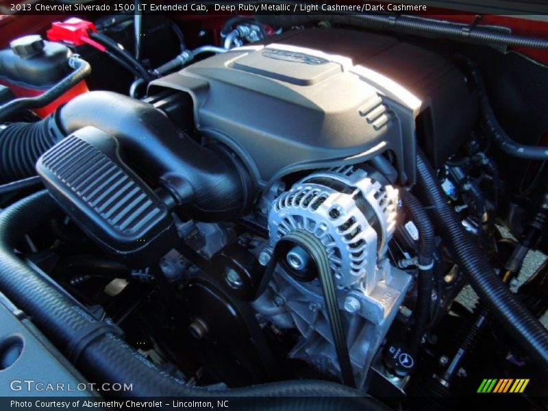 Deep Ruby Metallic / Light Cashmere/Dark Cashmere 2013 Chevrolet Silverado 1500 LT Extended Cab