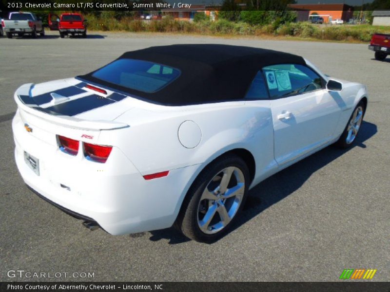 Summit White / Gray 2013 Chevrolet Camaro LT/RS Convertible