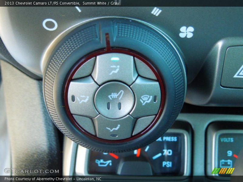 Controls of 2013 Camaro LT/RS Convertible