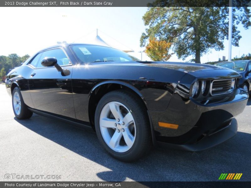 Pitch Black / Dark Slate Gray 2013 Dodge Challenger SXT