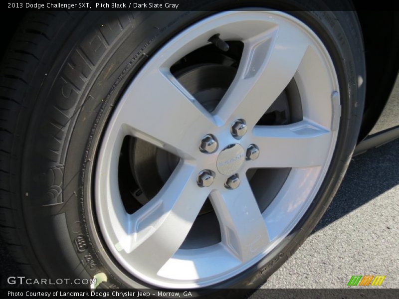 Pitch Black / Dark Slate Gray 2013 Dodge Challenger SXT