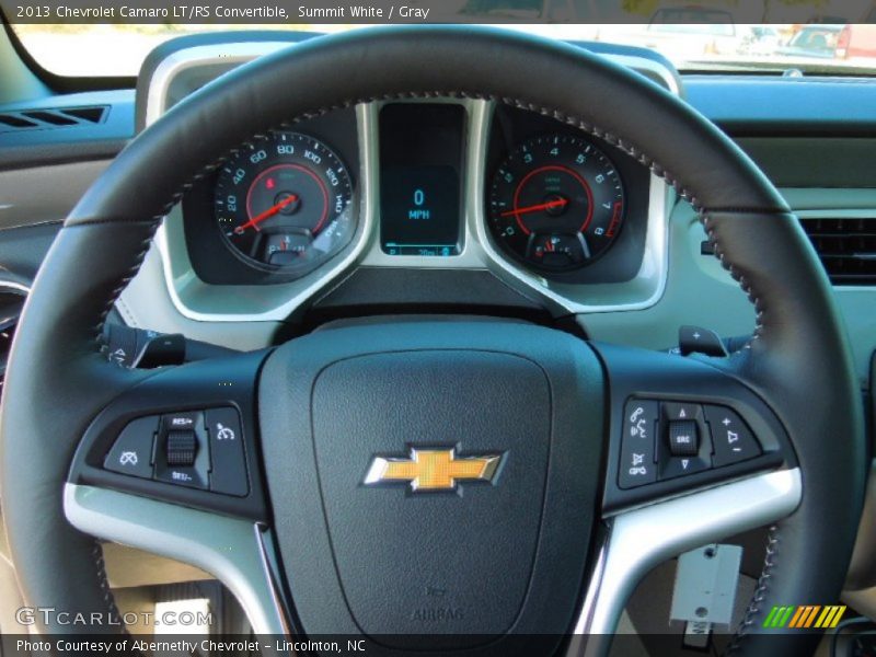 Summit White / Gray 2013 Chevrolet Camaro LT/RS Convertible