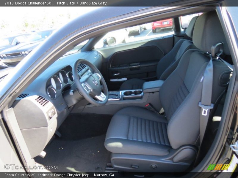 Pitch Black / Dark Slate Gray 2013 Dodge Challenger SXT