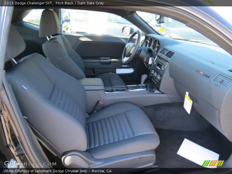 Pitch Black / Dark Slate Gray 2013 Dodge Challenger SXT
