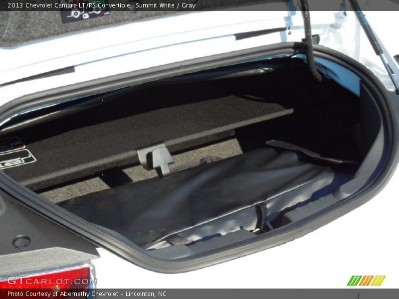  2013 Camaro LT/RS Convertible Trunk