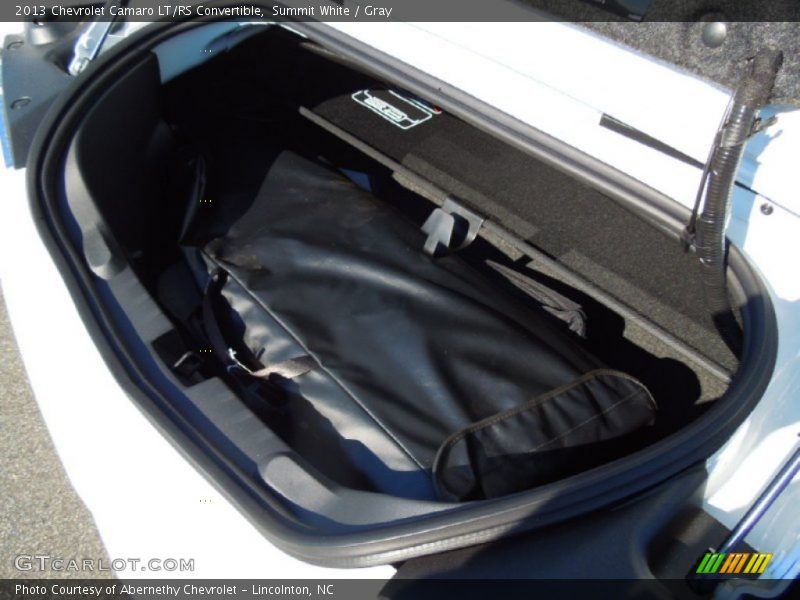 2013 Camaro LT/RS Convertible Trunk