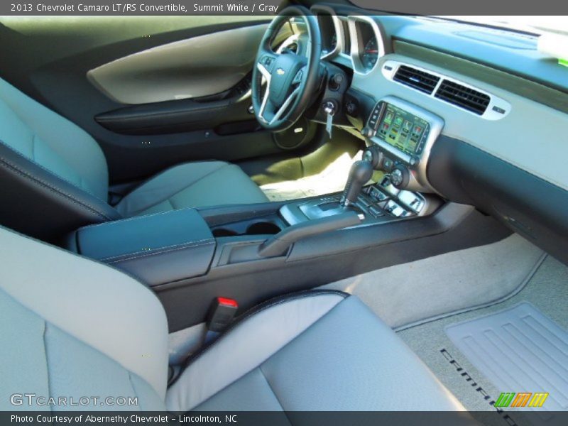  2013 Camaro LT/RS Convertible Gray Interior