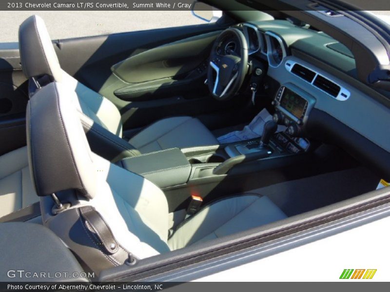Summit White / Gray 2013 Chevrolet Camaro LT/RS Convertible