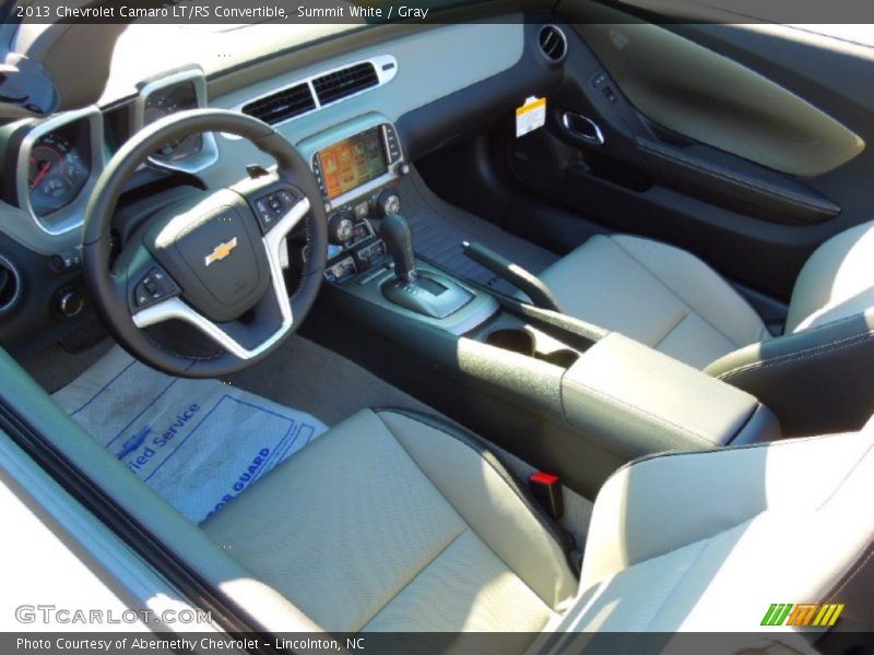 Summit White / Gray 2013 Chevrolet Camaro LT/RS Convertible