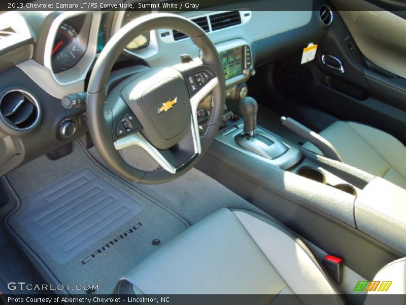 Gray Interior - 2013 Camaro LT/RS Convertible 