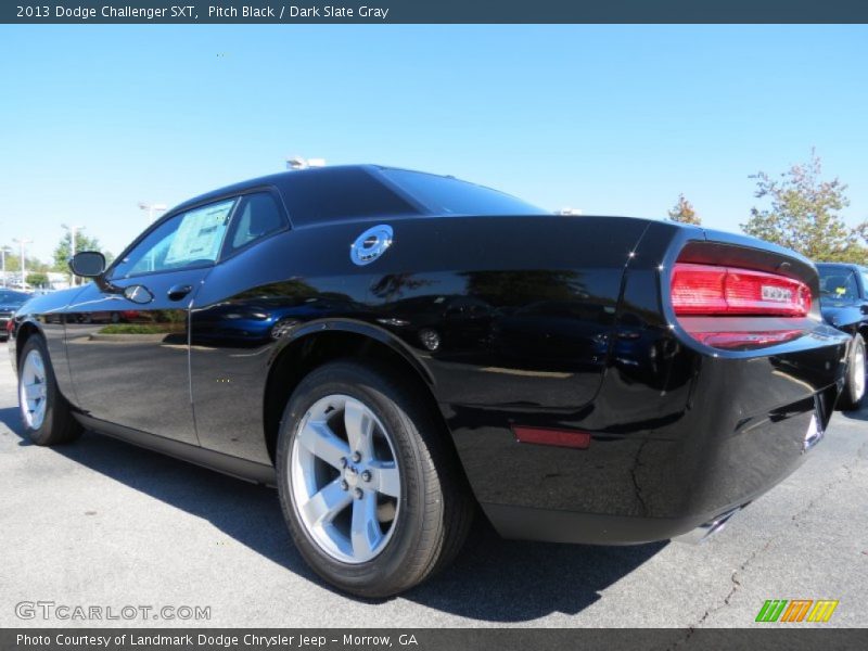 Pitch Black / Dark Slate Gray 2013 Dodge Challenger SXT