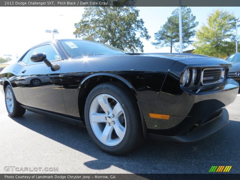 Pitch Black / Dark Slate Gray 2013 Dodge Challenger SXT