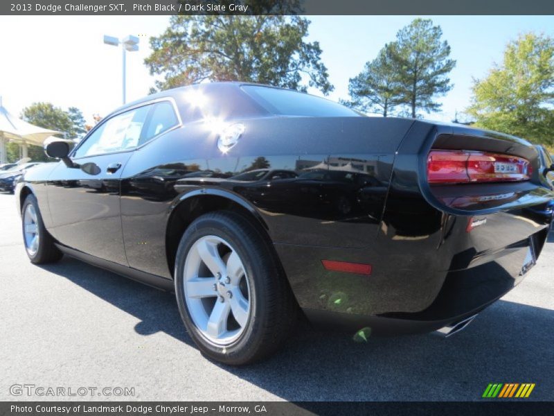 Pitch Black / Dark Slate Gray 2013 Dodge Challenger SXT