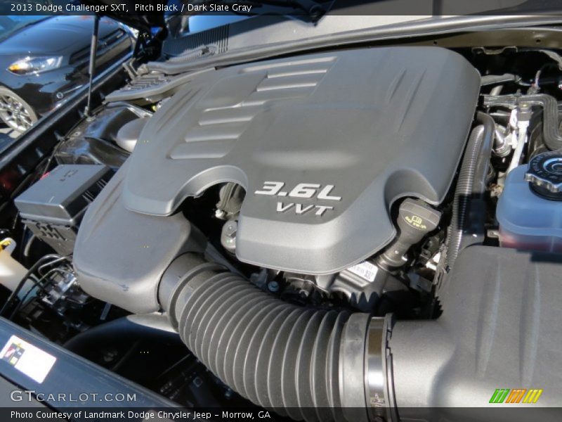 Pitch Black / Dark Slate Gray 2013 Dodge Challenger SXT