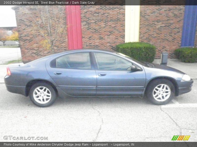 Steel Blue Pearlcoat / Dark Slate Gray 2002 Dodge Intrepid SE