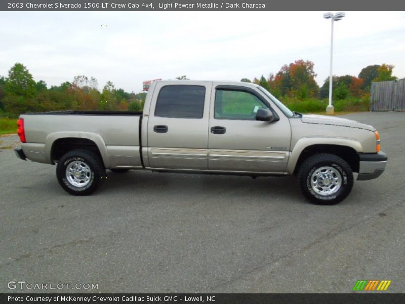 Light Pewter Metallic / Dark Charcoal 2003 Chevrolet Silverado 1500 LT Crew Cab 4x4
