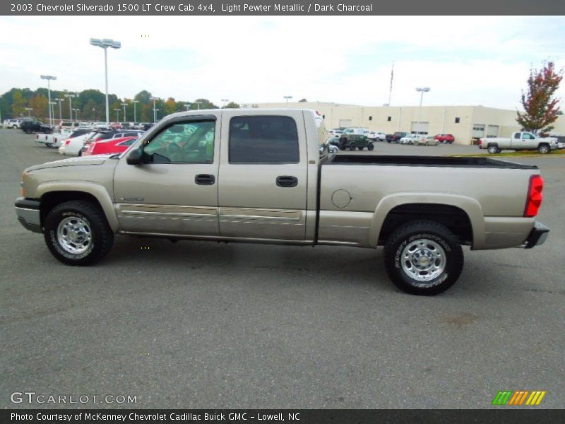 Light Pewter Metallic / Dark Charcoal 2003 Chevrolet Silverado 1500 LT Crew Cab 4x4