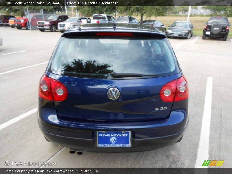Shadow Blue Metallic / Anthracite 2007 Volkswagen Rabbit 2 Door