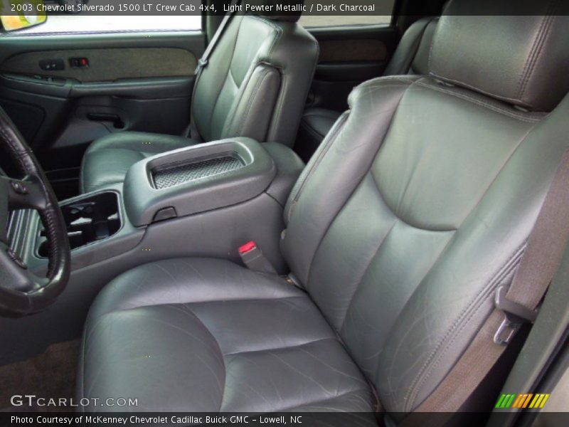Light Pewter Metallic / Dark Charcoal 2003 Chevrolet Silverado 1500 LT Crew Cab 4x4