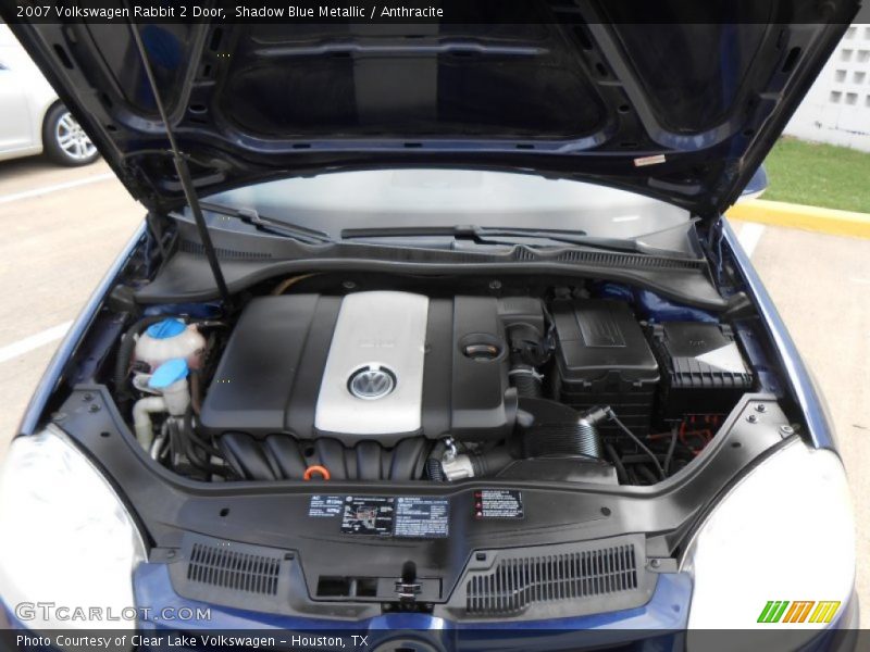  2007 Rabbit 2 Door Engine - 2.5L DOHC 20V Inline 5 Cylinder
