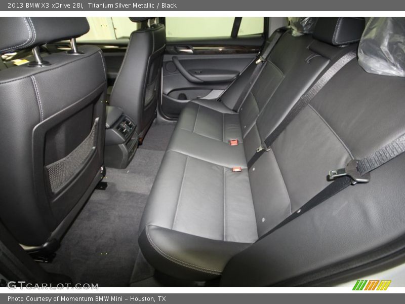 Titanium Silver Metallic / Black 2013 BMW X3 xDrive 28i